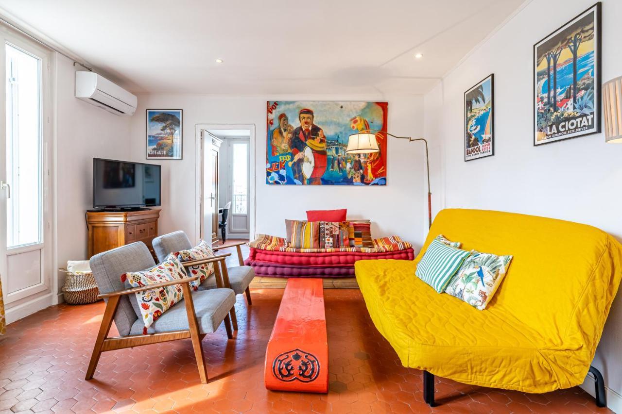 Balcon Filant, Vue 180, Store, Netflix, Clim ,Ascenseur, T2, Acces Avec Code Apartment Marseille Exterior photo